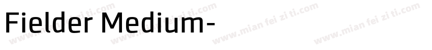 Fielder Medium字体转换